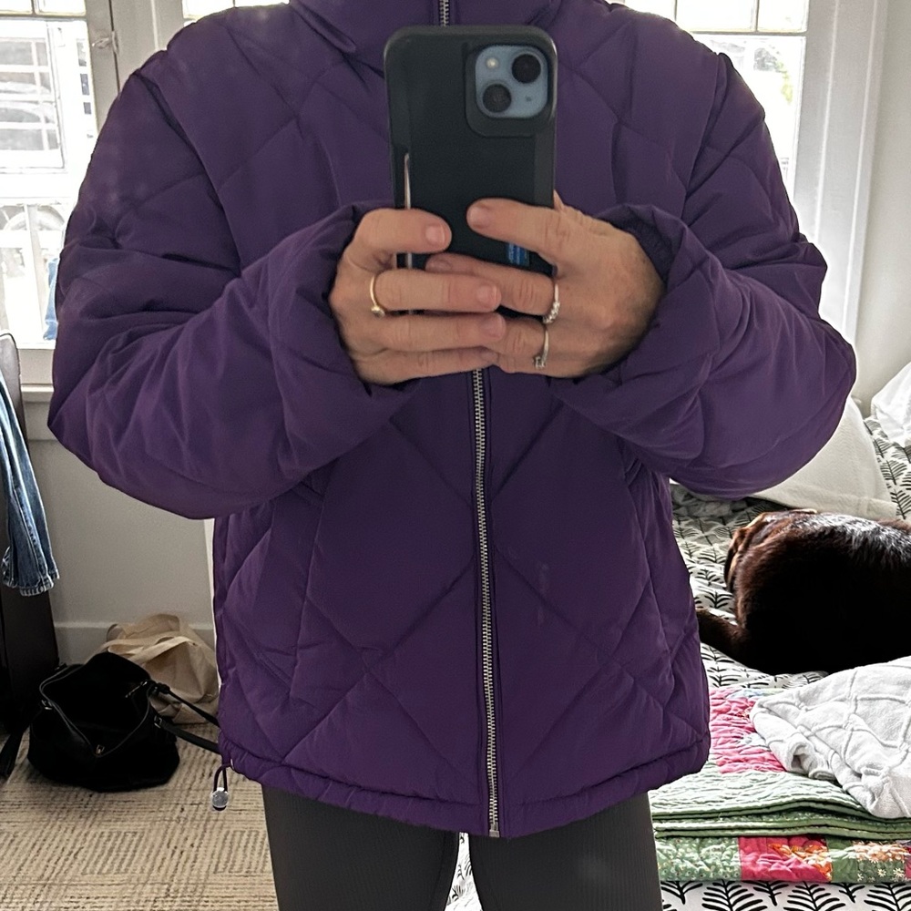 H&M Deep Purple Puffer Jacket